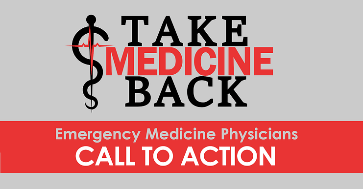 take medicine back logo FTC call to action facebook banner EM physicians